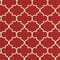 Homeroots 5 x 8 ft. Red & Ivory Trellis Indoor & Outdoor Area Rug 388661 - alternate 3